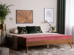 Bett mit Lattenrost BERRIC 140 x 200 cm Dunkle Esche