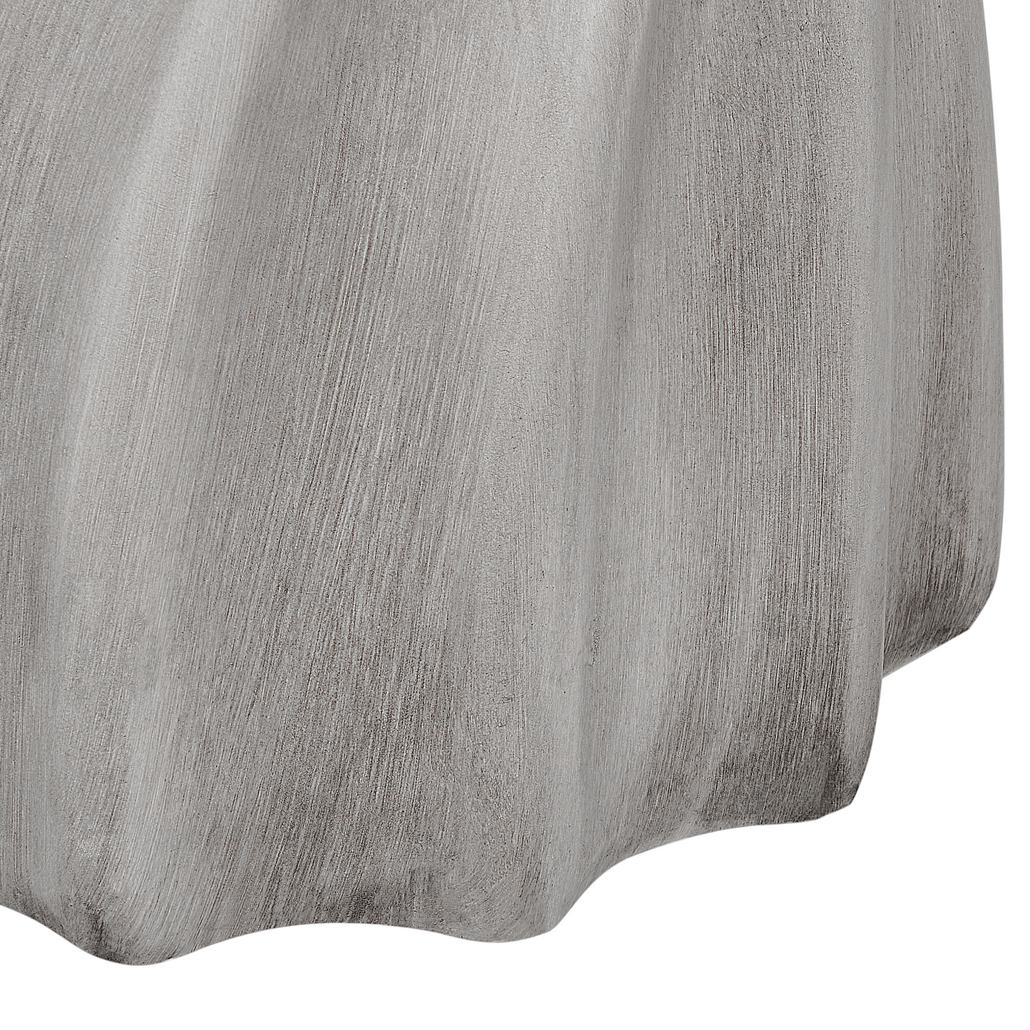 Garten Beisttelltisch Beton grau rund ⌀ 35 cm ALGUA