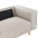 3-Sitzer Sofa hellbeige NIVALA
