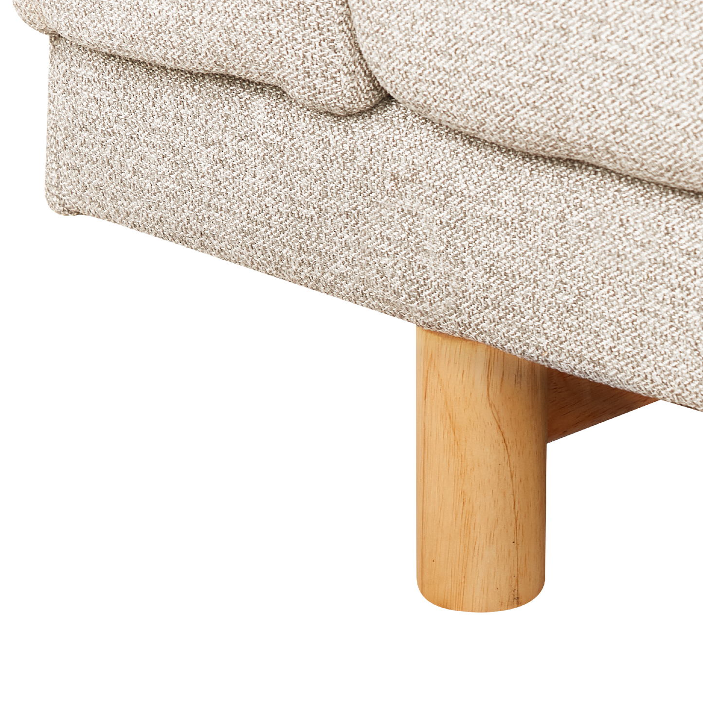 3-Sitzer Sofa hellbeige NIVALA