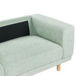 3-Sitzer Sofa Cord mintgrün NIVALA