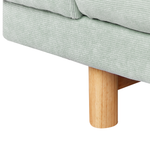 3-Sitzer Sofa Cord mintgrün NIVALA