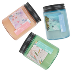 Duftkerzen 3er Set FRUITY BLOOM Sojawachs Frische Note Blumige Note