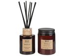 Duftkerze mit Duftverteiler DARK ELEGANCE Sojawachs Blumige Note