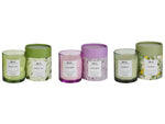 Duftkerzen 3er Set COLORFUL BARREL Sojawachs Frische Note Blumige Note