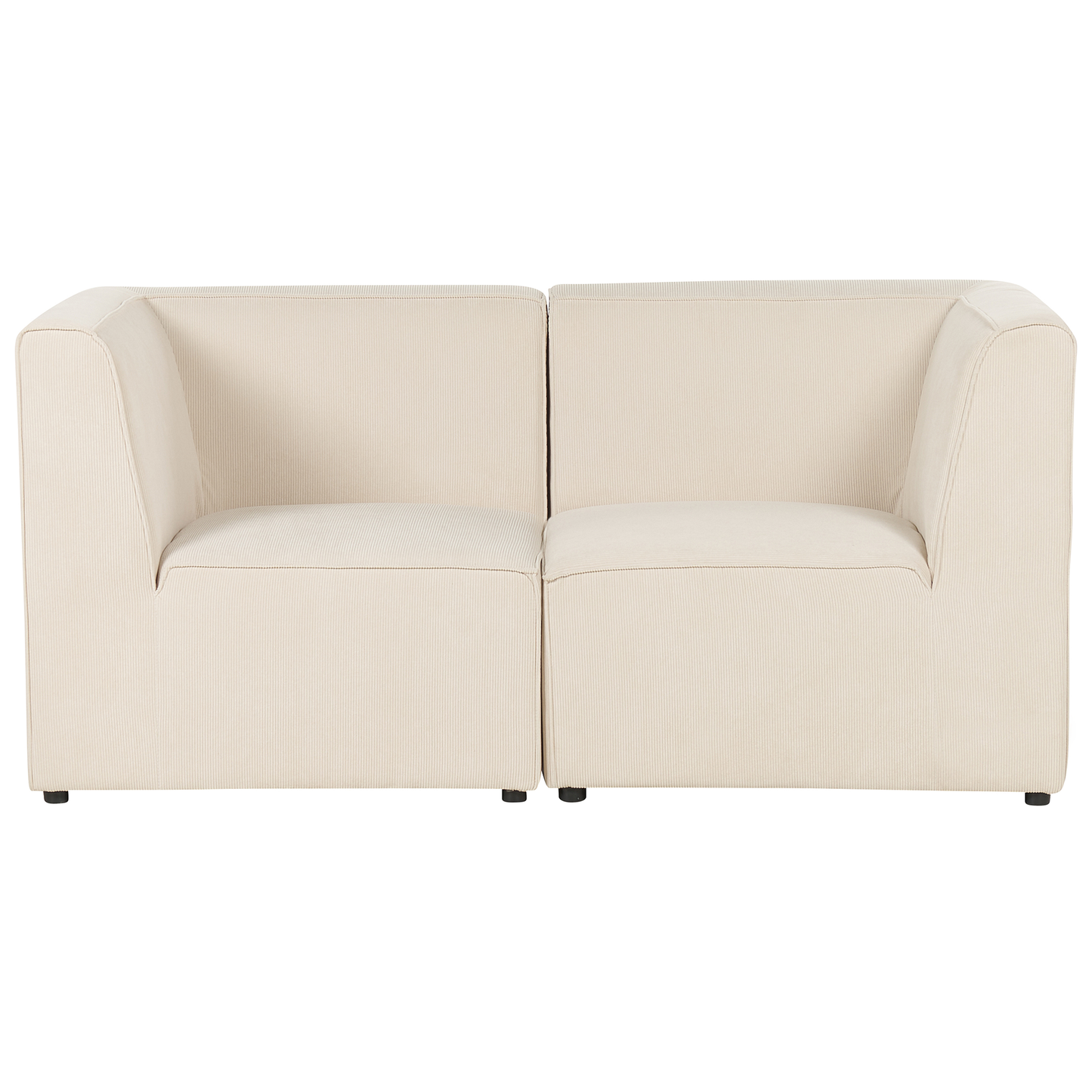 2-Sitzer Sofa Cord hellbeige LEMVIG