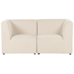 2-Sitzer Sofa Cord hellbeige LEMVIG