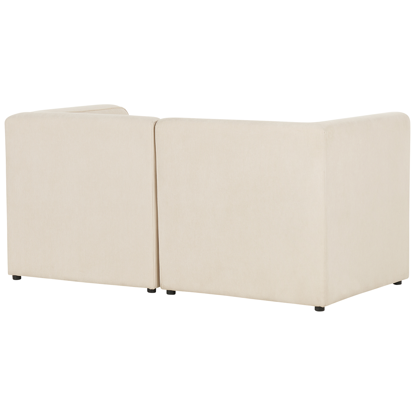 2-Sitzer Sofa Cord hellbeige LEMVIG
