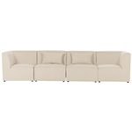 4-Sitzer Sofa Cord hellbeige LEMVIG