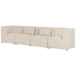 4-Sitzer Sofa Cord hellbeige LEMVIG