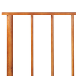 Bett mit Lattenrost Kiefernholz BARRET 180 x 200 cm Braun
