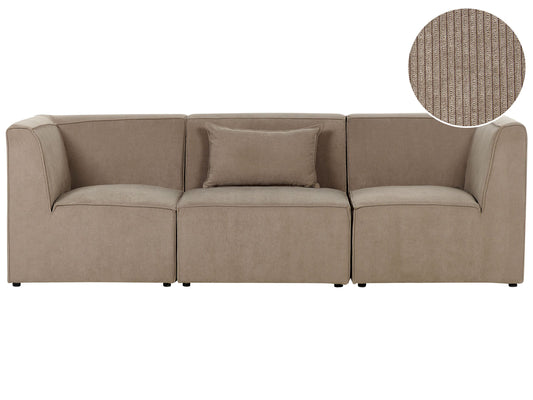 3-Sitzer Sofa Cord taupe LEMVIG