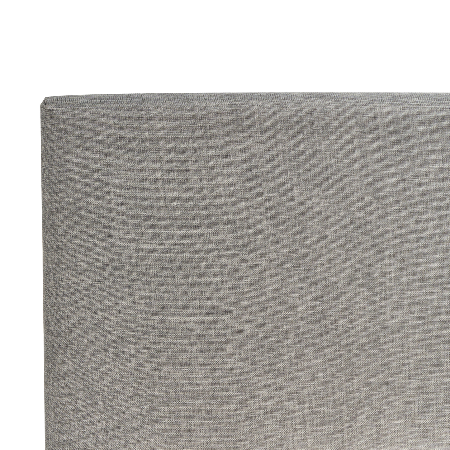 Bett mit Lattenrost Stoff FITOU 90 x 200 cm Hellgrau