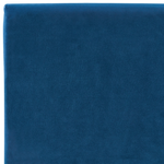 Bett mit Lattenrost Samtstoff FITOU 140 x 200 cm Dunkelblau