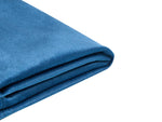 Bettrahmenbezug Samtstoff FITOU 140 x 200 cm Dunkelblau