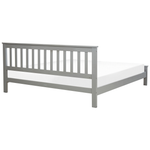 Bett mit Lattenrost Kiefernholz MAYENNE 180 x 200 cm Grau