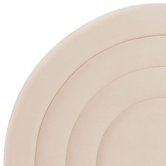 Kinderbett mit Stauraum Samtstoff ANET 90 x 200 cm Beige