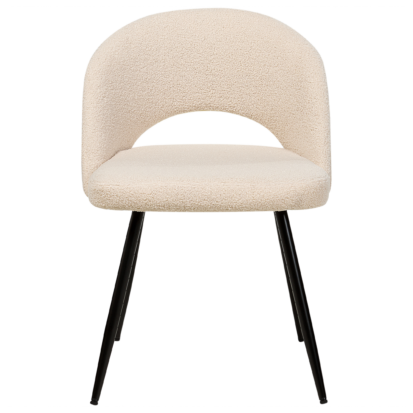 Esszimmerstuhl 2er Set ONAGA Bouclé Beige