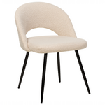 Esszimmerstuhl 2er Set ONAGA Bouclé Beige