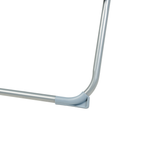 Gartenliege Stahl grau Sonnendach verstellbar FOLIGNO