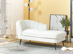 Chaiselongue Bouclé cremeweiss linksseitig ALLIER