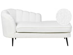 Chaiselongue Bouclé cremeweiss linksseitig ALLIER