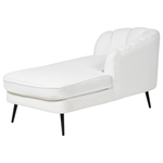 Chaiselongue Bouclé cremeweiss linksseitig ALLIER