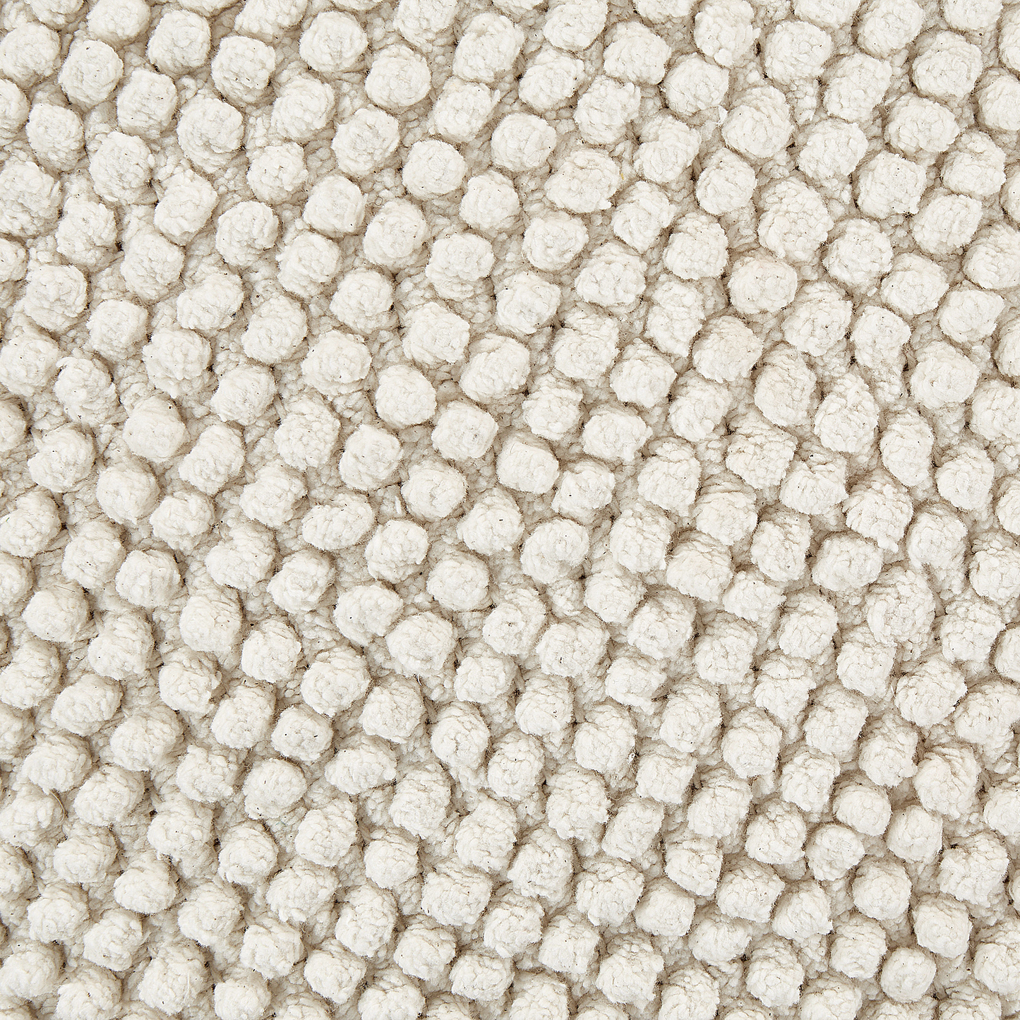 Pouf Baumwolle hellbeige 45 x 45 x 45 cm JOARA