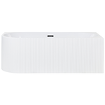 Eckbadewanne links 169 x 80 cm weiss GOCTA