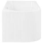 Eckbadewanne links 169 x 80 cm weiss GOCTA