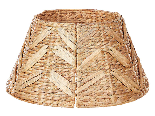 Weihnachtsbaumkragen SAPIN Naturfarben 45 cm Wasserhyazinthe