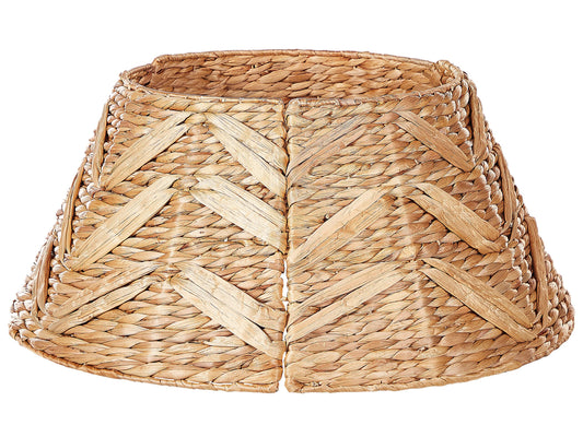 Weihnachtsbaumkragen SAPIN Naturfarben 60 cm Wasserhyazinthe