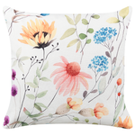 Gartenkissen 2er Set MONESI Blumenmuster 45 x 45 cm Bunt