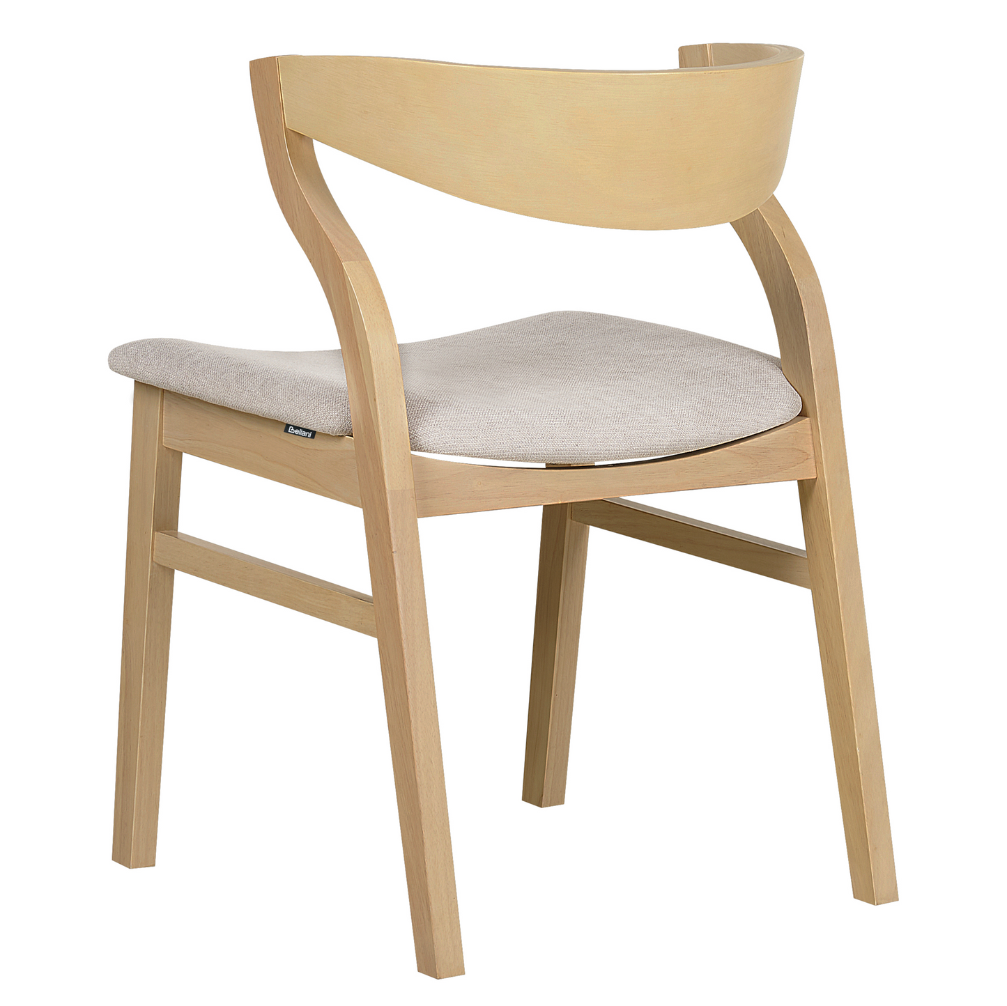 Esszimmerstuhl 2er Set MAROA Holz Beige