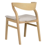 Esszimmerstuhl 2er Set MAROA Holz Beige
