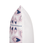 Gartenkissen 2er Set TORRETTA Pflanzenmuster 40 x 60 cm Creme