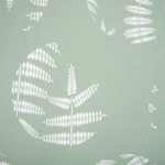 Gartenkissen 2er Set ALASSIO Pflanzenmuster 40 x 40 cm Olivgrün