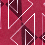 Gartenkissen 2er Set MEZZANO Geometrisches Muster 40 x 60 cm Fuchsia