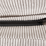 Bett mit Lattenrost Cord MELLE 160 x 200 cm Hellbeige