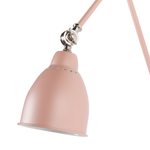 Wandlampe MISSISSIPPI verstellbar Metall Pastellrosa