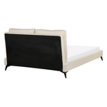 Bett mit Lattenrost Bouclé MELLE 140 x 200 cm Beige