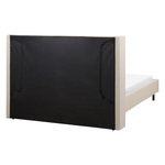 Bett mit Lattenrost Bouclé VILLETTE 140 x 200 cm Beige