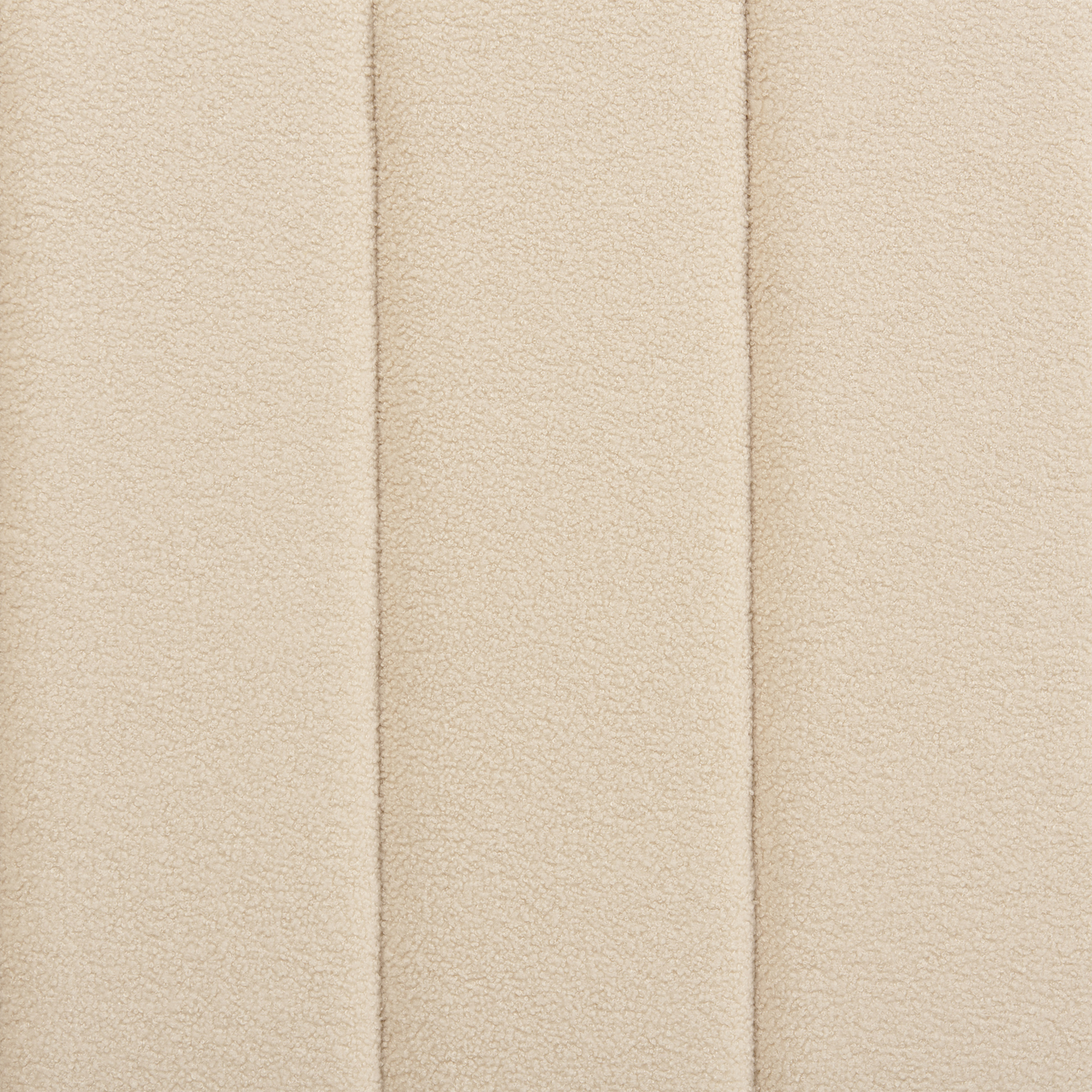 Bett mit Lattenrost Bouclé VILLETTE 140 x 200 cm Beige