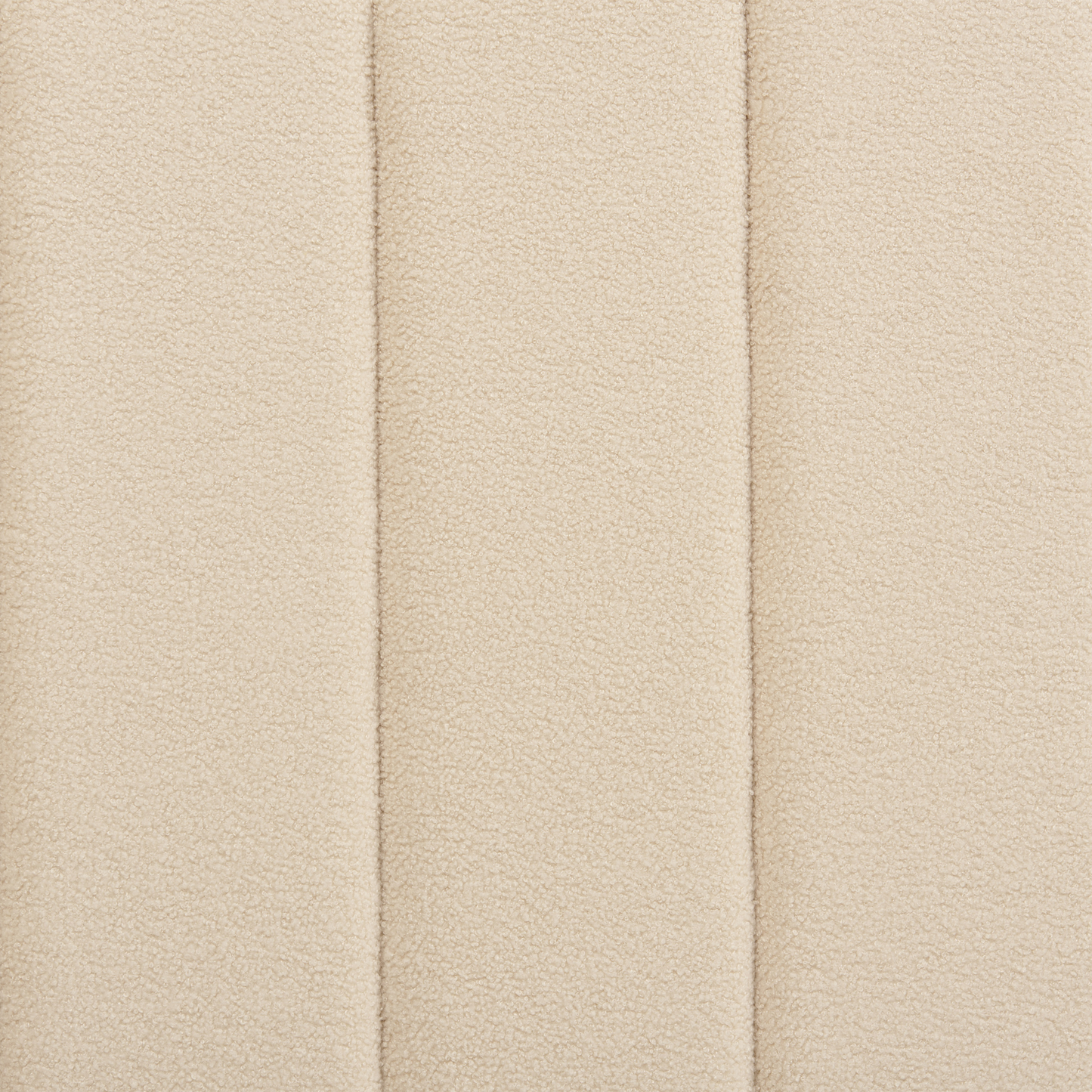 Bett mit Lattenrost Bouclé VILLETTE 180 x 200 cm Beige