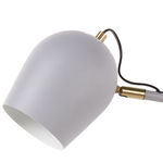 Wandlampe ESTRELLA verstellbar Metall Hellgrau
