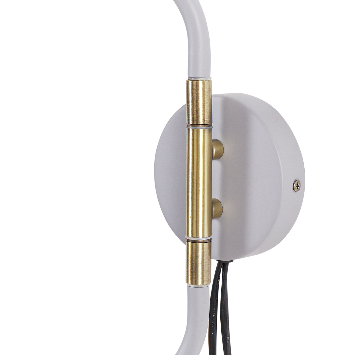 Wandlampe ESTRELLA verstellbar Metall Hellgrau