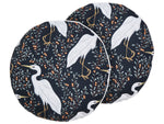 Gartenkissen 2er Set PIANAZZO Tiermuster 40 x 40 cm Schwarz