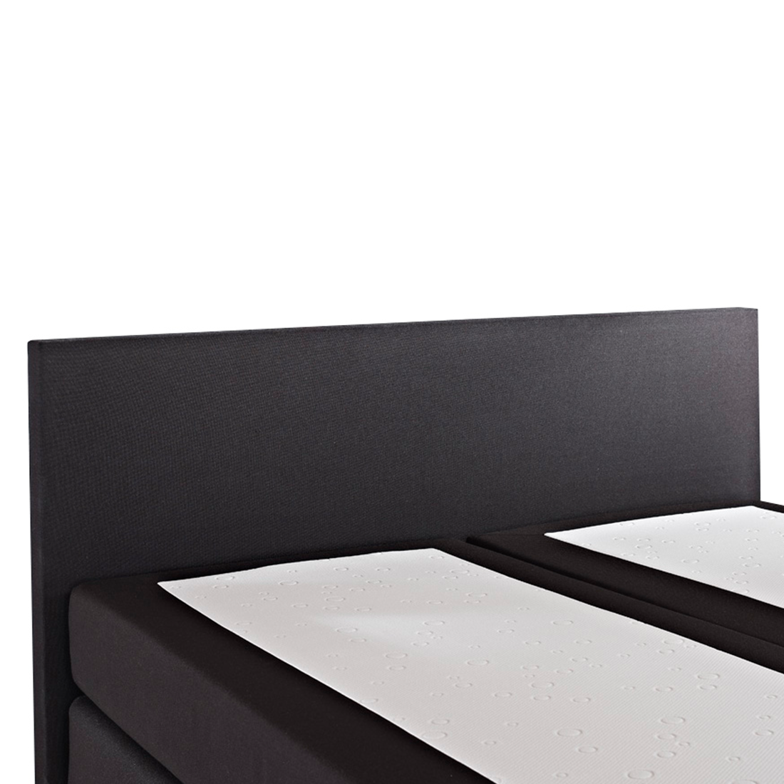 Boxspringbett Stoff PRESIDENT 160 x 200 cm Schwarz