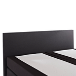 Boxspringbett Stoff PRESIDENT 160 x 200 cm Schwarz