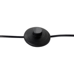 Stehlampe CAUDELO Metall Schwarz / Weiss